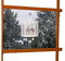 Plauener Spitze Fensterbild Voile Ostern Stickerei Ostereier Fenster 23x16 cm + Saugnapf/Made in Germany (Blau)