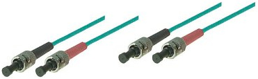 Patchkabel LWL Duplex OM3 (Multimode, 50/125) ST/ST, 1m, Good Connections®