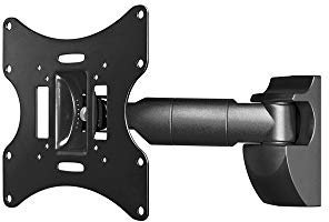 Goobay 51894 TV EasyScope M einarmige Wandhalterung für TVs bis 107 cm (42), schwenkbar, neigbar, Schwarz