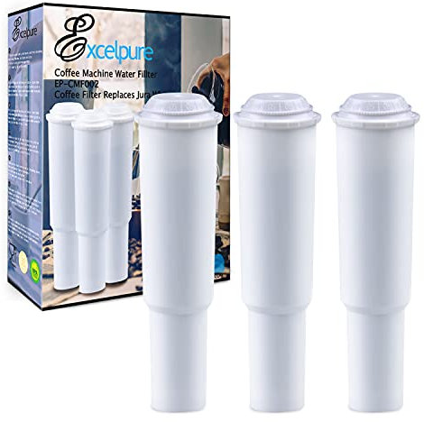 3-Pack Coffee Machine Water Filter Replacement compatible with Jura Clearyl White, Jura 7520, 64553
