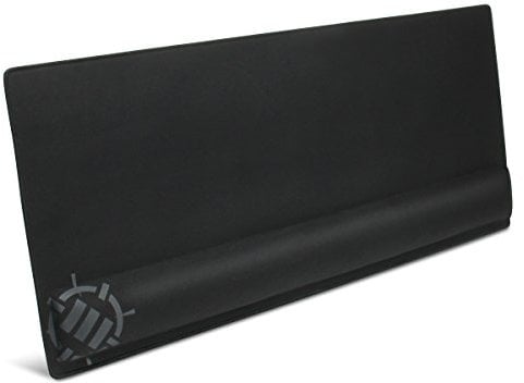 ENHANCE Extra Großes Gaming Mousepad mit Handauflage (80,01 x 35 x 2.54 Zentimeter) - Tastatur Handballenauflage Anti-Fray Stitching & Premium Soft-Tracking-Mouse Pad Oberfläche, Schwarz