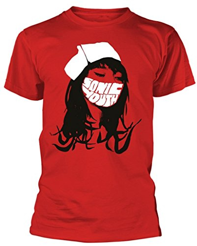 Plastic Head Sonic Youth 'Nurse' (Red) T-Shirt (2 Extra Large)