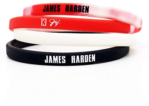 Basketballspieler Star inspirierende Signatur feine Armbänder Fans Sport Silikon kleines Armband (Harden)