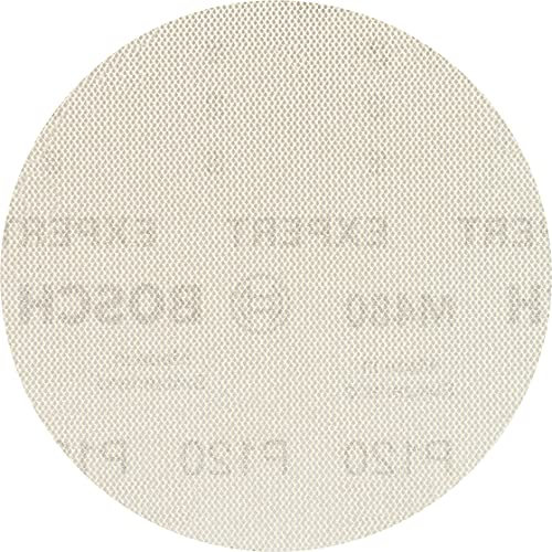 Bosch 50x EXPERT M480 Schleifnetz (für Farbe auf Holz, Hartholz, Ø 150 mm, Körnung 120, Professional Zubehör Exzenterschleifer, Schwingschleifer)