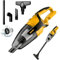 Mellif 18V Car Vacuum Cleaner Cordless for Dewalt 18V Battery, Portable Lightweight Vacuum for Car Bench table, Yellow,vc-dcb20