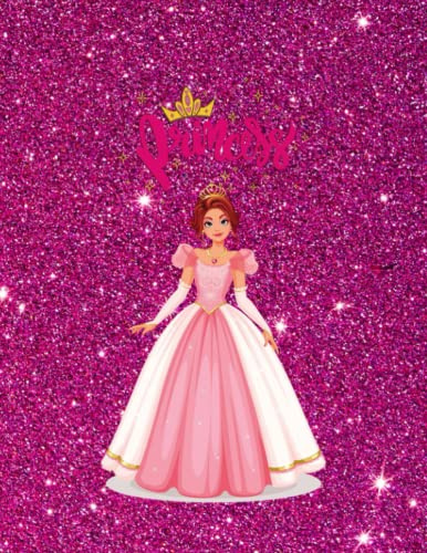 Princess Notebook: SOFT Cover Girls Kids Elementary School Supplies Student Teacher Daily Creative Writing Journal, 110 Pages 8.5 x 11