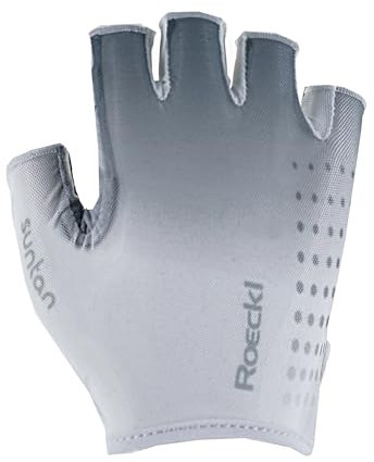 Roeckl Sports Fahrradhandschuh ISTIA, Unisex High Performance Handschuh, Weiß 8.5