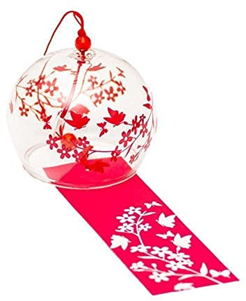 BAILIY Nuovo Wind Chime Vetro Stile Giapponese Ornamenti Furin Fatto A Mano Home Decor Decorazione di Vetro Decorazione Decorazione Ufficio T3c2