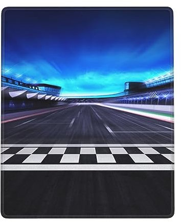 PEIXEN Race Track Mouse Pad with Non-Slip Rubber Base, Waterproof Gaming Mouse Pads Personalized Computer Laptop Mouse Mat for Men Women 18 x 22 Cm