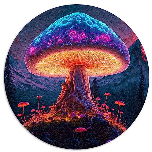 EIN magischer Pilz, 1000-teiliges Puzzle für Erwachsene, sphärisches Puzzle, Papppuzzle, 26,5 x 26,5 Zoll