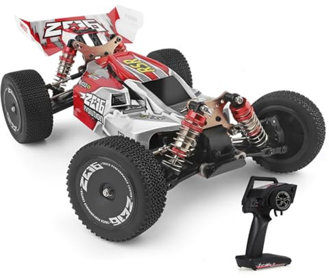Goolsky Ferngesteuertes Auto, 60 km/h RC Auto Offroad Geländewagen Crawler 2,4 GHz RC Car mit Superstarkem Motor Anti-Interference Radio System Starker Stabilität