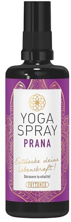 PHYTOMED | Yoga Spray PRANA | 3 in 1 Aura-, Raum- & Yogamattenspray | 100% reine & natürliche ätherische Öle | 100ml | Reinigend | Warmer entspannender Duft | Made in Switzerland