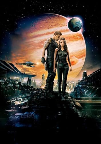 Jupiter Ascending 4 A3 Poster auf Leinwand – Wandkunst, Heimdekoration, Filmposter, Leinwand, Film, Kino, Retro, Vintage, Kult, klassisch, Nostargie, Saga, moderner Nachdruck, wir drucken jedes Poster