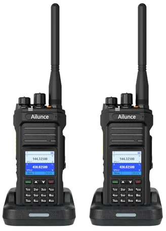 Retevis Ailunce HA1UV Amateurfunk, IP67 Walkie Talkies, Wasser- und Staubdicht, Dualband, 2800mAh Akku, Wiederaufladbares USB-C Amateurfunkgerät für Notfälle, Jagd, Wandern (2 Stück)