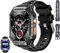 OUKITEL BT80 Smart Watch for Men, 1000 mAh Smart Watches with Step Counter 2.13 AMOLED Touch Screen Fitness Watch, Heart Rate Sleep Monitor, 100+ Sports Modes, IP68 Waterproof Smartwatch