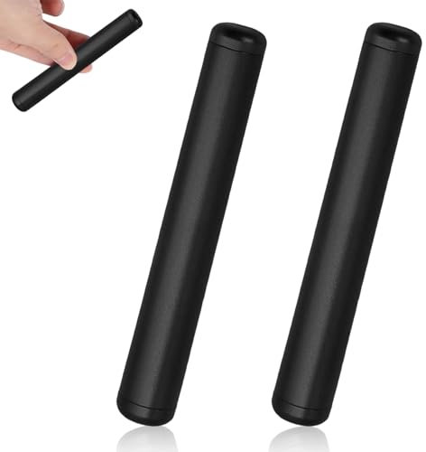 2 Stück Joint Box,Joint Case 110mm,Joint Case Joint Hülle Geruchsdicht U Wasserdicht,Hochwertige Lange Große Tube Hülse Box Aufbewahrung,Clean Design (Schwarz)