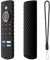 16x4.5cm Silikon Fernbedienung Hülle, Silikon Hülle Für Fir-e TV Stick 4k, Silikon Fernbedienungs Abdeckung, rutschfeste Silikon-Hülle Mit Umhängeband, Stoßfeste 4K Anti Fall RC Silikon Abdeckung