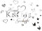 INCAUCA Wandaufkleber, Aufschrift Always Kiss Me Goodnight, zum Abziehen und Aufkleben, Dekoration für Schlafzimmer, dekorative romantische Paare, Liebes-Wandwörter und Zitate, Schriftart Schild