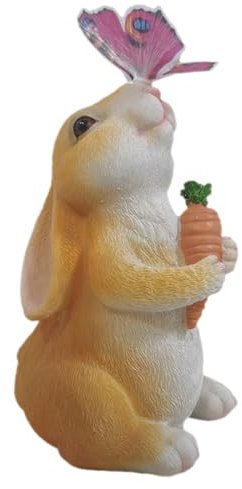 BESPORTBLE Solar Gartenlampe Hase wasserdichte Solarleuchte Für Außenbereich Dekorative Gartenstatue Für Und Terrasse Energieeffiziente -Lampe Mit Kompakter