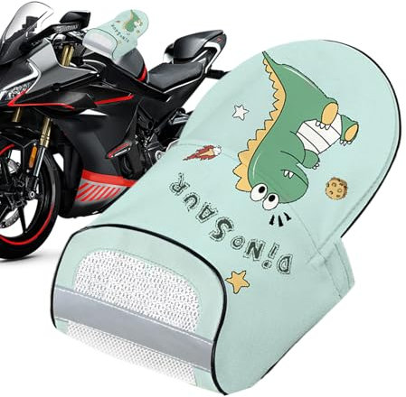 Manchons de guidon de moto – Protège-mains imperméables et coupe-vent | Gants de protection solaire | Housse pour scooter, moto, vélo électrique, VTT, motoneige, cuir résistant à l'usure, plusieurs