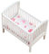 Babypuppen-laufstall, Spielzeugbett, Babypuppenbett, Spielzeug, Schaukelbabypuppenwiege, Zubehör, Spielwiege Für Puppen, Möbelzubehör, Weiß
