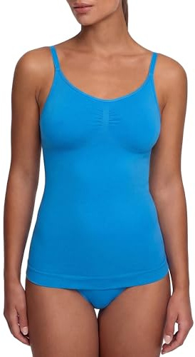 creamy fabrics Damen Figurformendes Shapewear Top – Shaping Camisole Unterhemd mit starker Kompression für Bauch & Taille – Nahtloses Unterzieh-Top für Glatte Silhouette & hohen Komfort