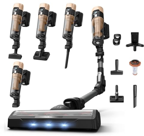 Rowenta X-FORCE FLEX 9.80, Scopa Elettrica Senza Filo, RH7L75 | con Modello Animal Care, Tecnologia Flex, Leggera e Maneggevole, 300 W