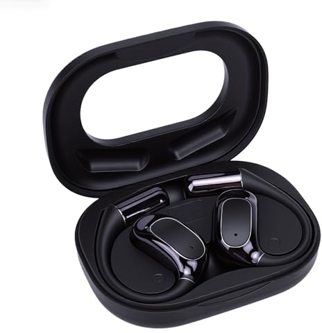Annadue AI Translator Earbuds 164 Sprachen, Bluetooth 5.49 Echtzeit-Kopfhörer mit 7 Modi, HiFi-Sound, ENC-Geräuschunterdrückung, für Musikanrufe Im Reisegeschäft (Black)