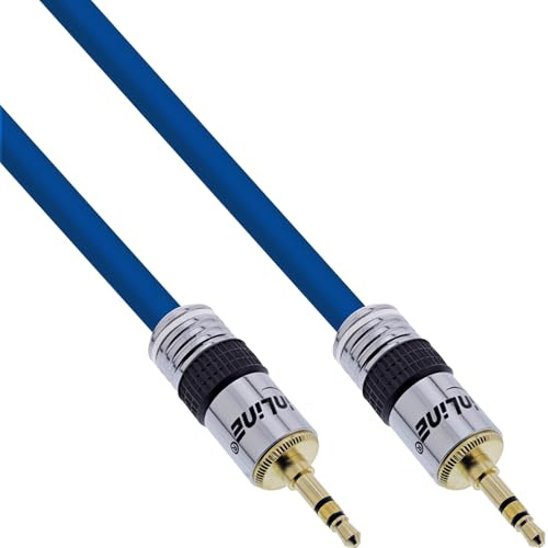 InLine 99954P Klinken-Kabel PREMIUM, 3,5mm Stecker / Stecker, 0,5m