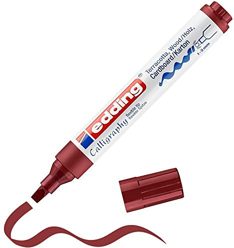 e-1455 CR calligraphy marker karmesin