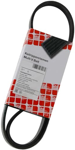 febi bilstein 28768 Keilrippenriemen 4 Rippenanzahl, 1 Stück | Kompatibel mit: CITROËN BX, BX Break, C15 Kasten/Großraumlimousine, C15 Kombi, ZX, PEUGEOT 205 I, 205 I Cabriolet, 205 II