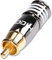 HICON HI-CM07 RCA Cinch Stecker weiß (neutral) RCA JACK | HI-CM07-NTL