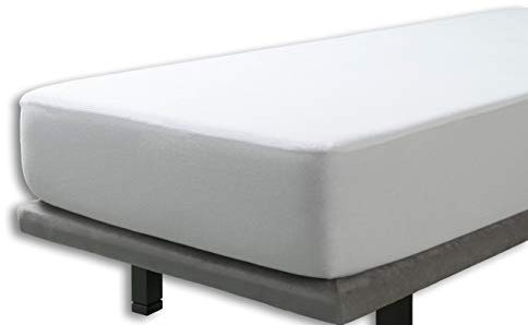Velfont Protège-matelas imperméable et respirant en bambou pour lit super king size 180 x 190/200 cm