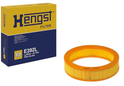 HENGST - Luftfilter E392L - Luft-Filtereinsatz für KFZ | Hochwertiger Motorluftfilter für Otto- oder Dieselmotor - Schutz für Motoren - Wasserbeständig