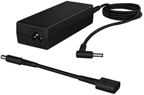 HP Cargador para Portátil de 90 W (Conector de Ángulo recto 90° , Adaptador de CA, Tecnología de Pin Inteligente) Negro