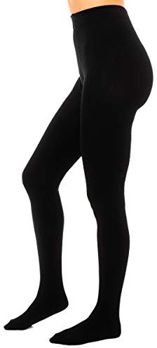 DIM Collant Femme Thermo Polaire x1, Noir, L-XL