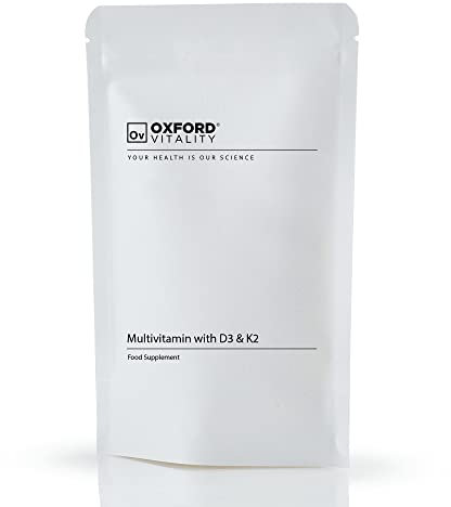 Multivitamin Tablets | with Vitamin D3, K2, Biotin and Folic Acid | Supplement for Men and for Women | Oxford Vitality