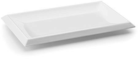 LACOR - 63531 - Bandeja Rectangular De Melamina Classic 26x16x2cm- Blanco