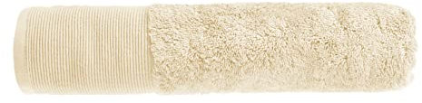 Allure Bamboo Bath Sheet 90 x 150cm – Luxury Super Soft Hypo-Allergenic Plush 550GSM Extra Large Bath Towel (Sand)