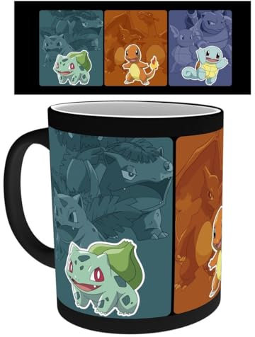 Pokemon Taza, cerámica, Multicolor, 1 Unidad (Paquete de 1)