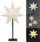 Star Standstern Frozen, Ohne Lochung, Weiss, E14, Papier, ca. 35x55 cm