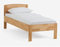 DICO Massivholz Einzelbett Komfortbett Seniorenbett 430.03, Kernbuche geölt Größe 90x200 cm