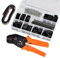Crimp Connectors, Queta 1550PCS Crimping Tools Set with Female/Male Pin Connector Crimping Pliers for 2.54mm, 2.8mm, 3.96mm KF2510 Connector