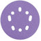 Trend Aluminium Oxide 125mm Random Orbit 180 Grit Abrasive Sanding Disc, AB/125/180A/B, Pack of 50