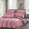 Boqingzhu Plüsch Bettwäsche 135x200cm Biber Rosa Altrosa Grau Flanell Winter Warm Kuschelig Flauschig Wende Bettwäsche Teddy Fleece Samt Cashmere Touch Bettbezug 135x200cm