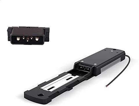 Ebike Hailong Polly Battery Bottom Base Mounting Plate Bracket Holder Fixing (Hailong-2 Max 5-Pin golden plate 2-holes)