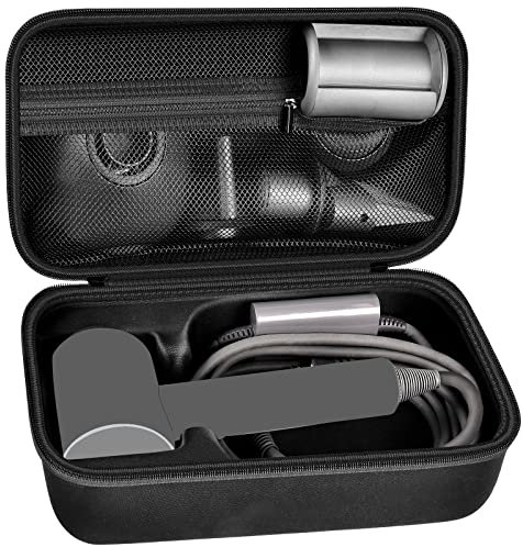 PAIYULE Case Holder for Dyson Supersonic Hair Dryer, Blow Dryer Storage Bag Fits for Dyson Supersonic Hair Dryer Limited Gift Set Edition Accessories(Box Only) (Full Black)