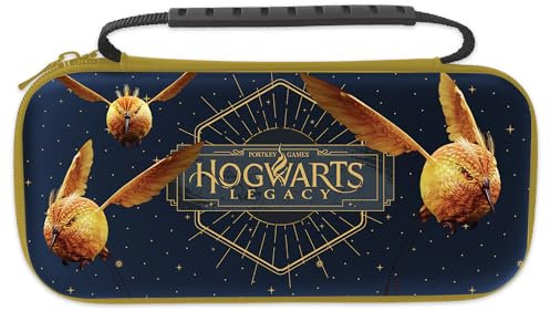 Freaks And Geeks Wizarding World Harry Potter Hogwarts Legacy, 299281d, étui XL pour Nintendo Switch, Switch OLED, Snidget doré