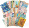 100 Stück Scrapbooking Papier Deko,Van Gogh Berühmte Gemälde Bastelpapier Dekopapier,Vintage Scrapbooking Zubehör,Journal Zubehör Papier,Scrapbooking Papier für Notizbuch Kalender Fotoalbum Tagebuch