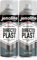 JENOLITE Directoplast Gloss Spray Paint | SLATE GREY | 2x400ml | Paint for Plastic Surfaces | For All Types Of Plastic | No Primer Required Multi Surface Paint | Spray Paint for Plastic | RAL 7031